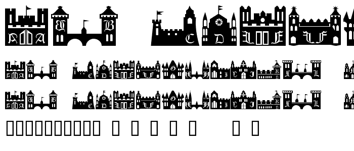 101! CastleZ font