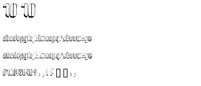 10.10 font