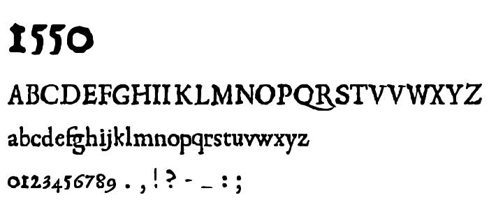 1550 font