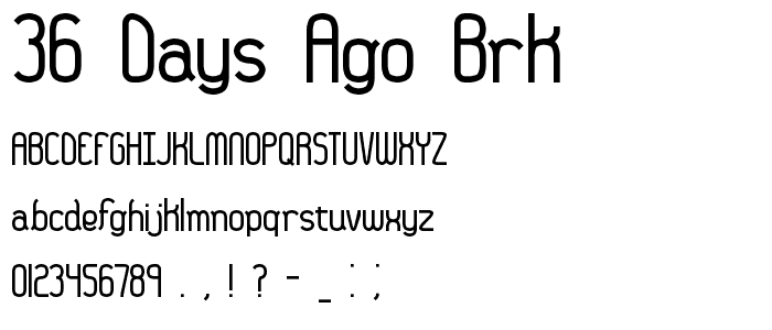 36 days ago BRK font