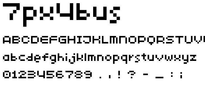 7px4bus font