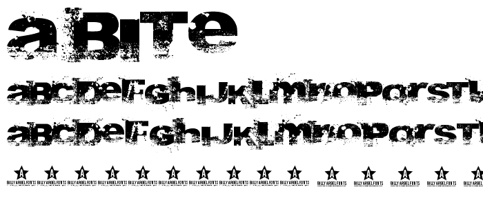 A bite font