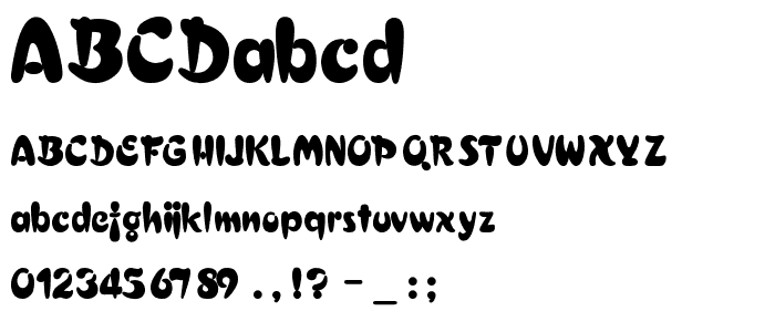 AC font