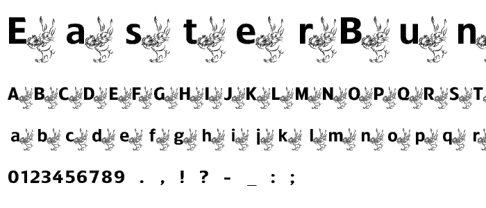 ADFBEasterBunny font