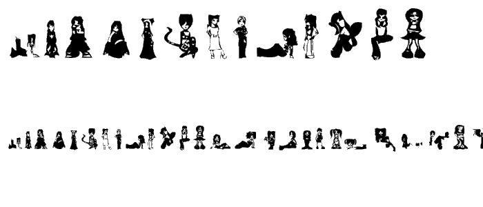 AEZdollz font