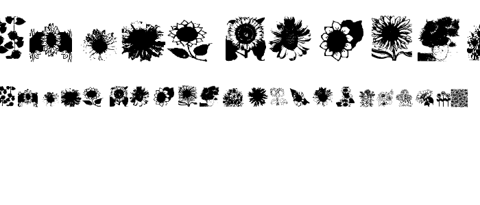 AEZsunflowers font