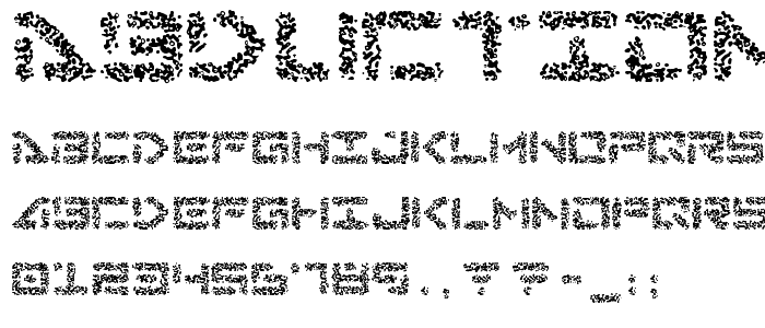 Abduction IV font