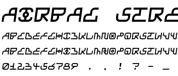 Airbag Street font