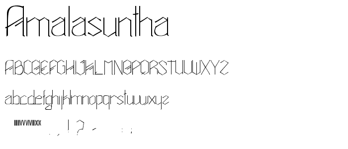 Amalasuntha font