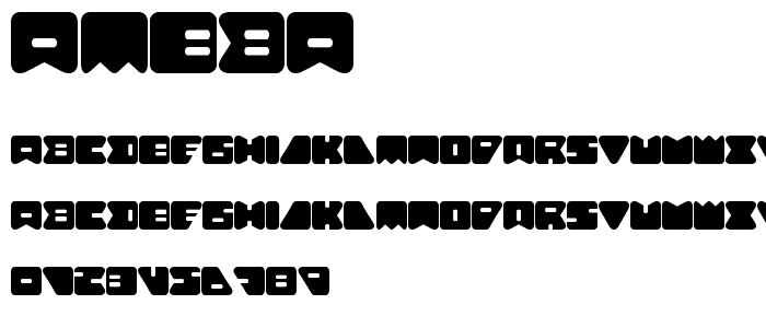 Ameba font