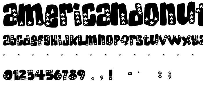 American Donuts font