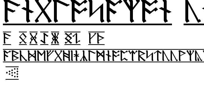 AngloSaxon Runes 1 font