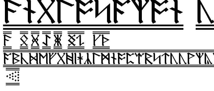 AngloSaxon Runes 2 font