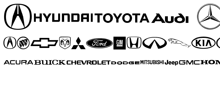 Auto Motive font