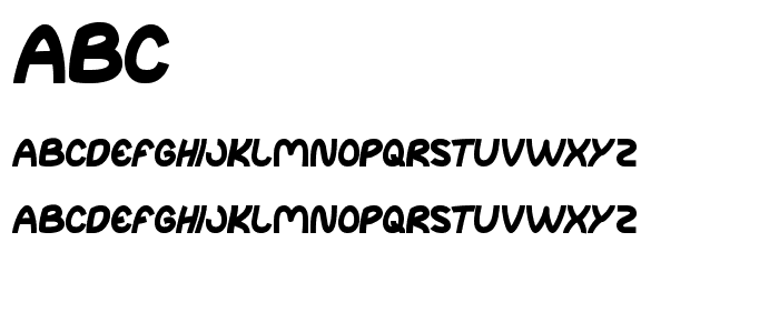 abc font