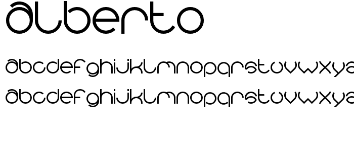 alberto font