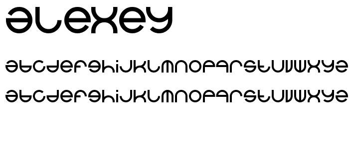 alexey font