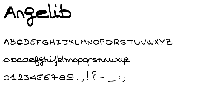 angelib font