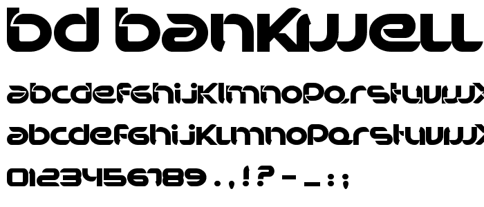 BD Bankwell font