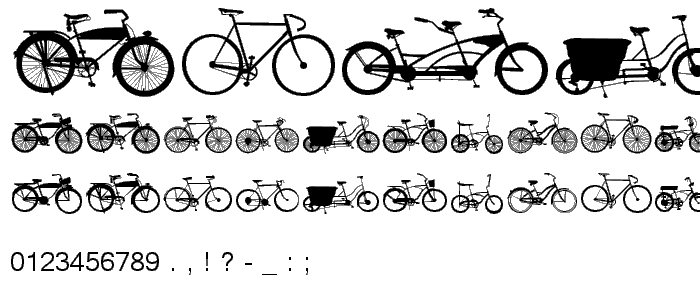 BIKES font