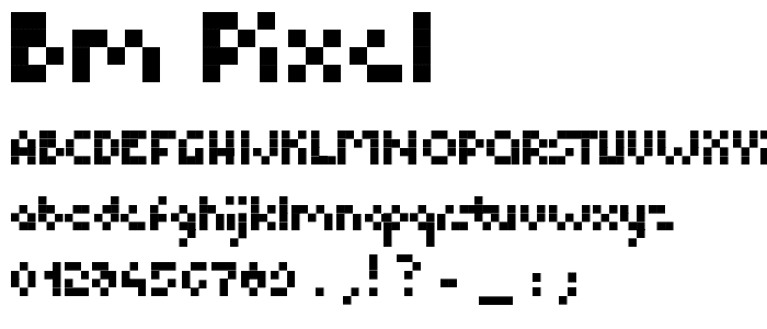 BM_Pixel font