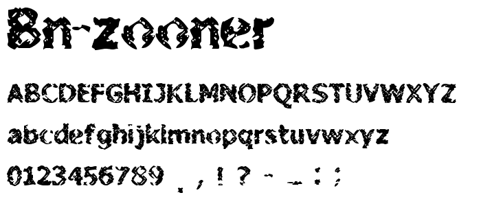 BN-Zooner font