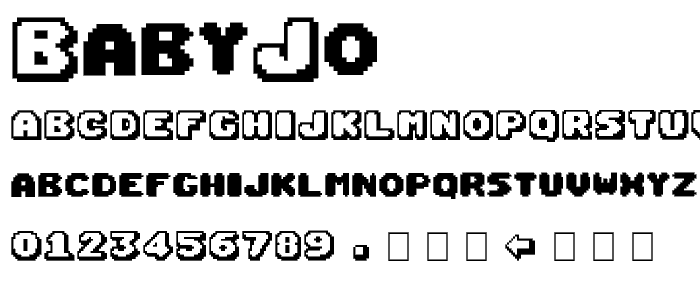 BabyJo font