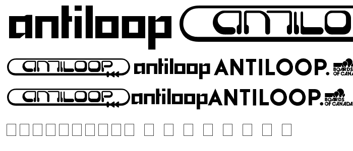 Bands & Artists font