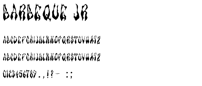 Barbeque Jr font