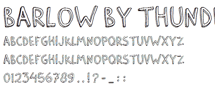 Barlow by Thunderpanda ver 01 font