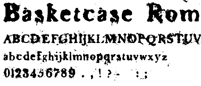 Basketcase Roman font