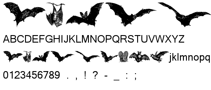 BatBats font