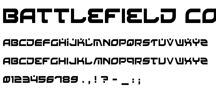 Battlefield Condensed font