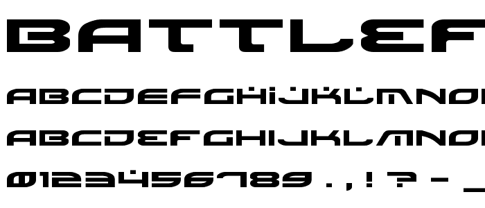 Battlefield Expanded font