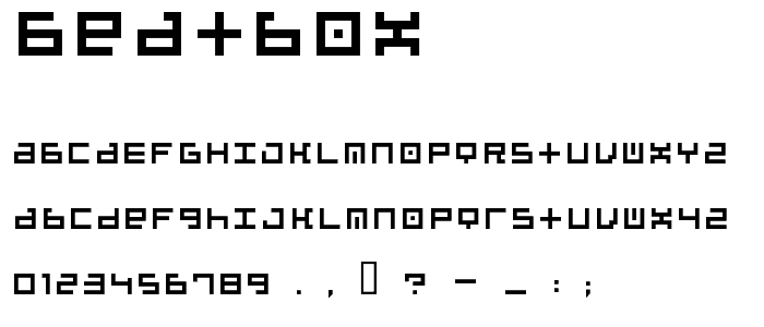 Beatbox font