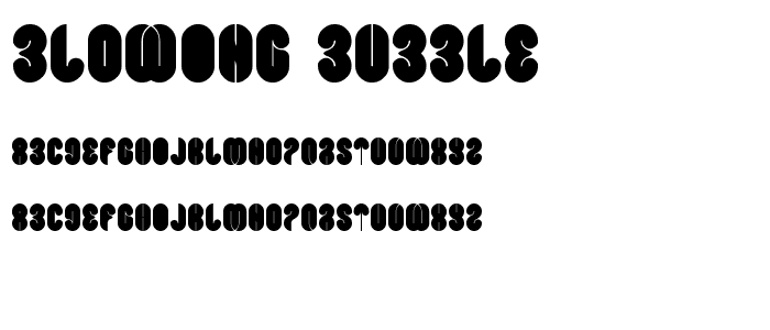 Blowing Bubble font