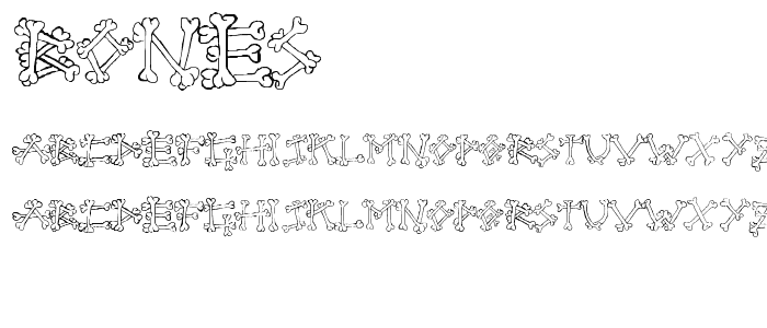 Bones2 font