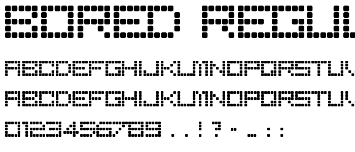 Bored-Regular font