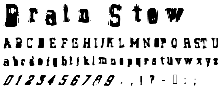 Brain Stew font