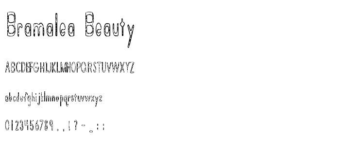 Bramalea Beauty font