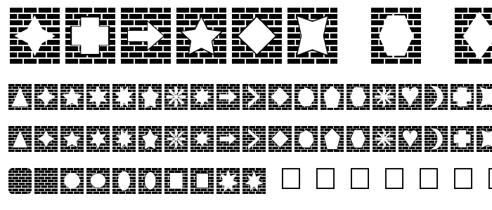 Bricks n Things font