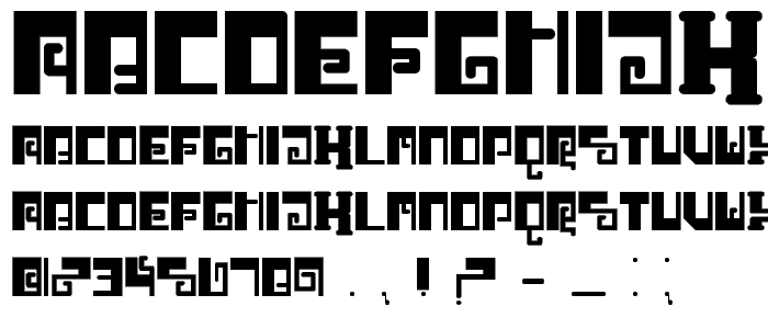 Brrr font