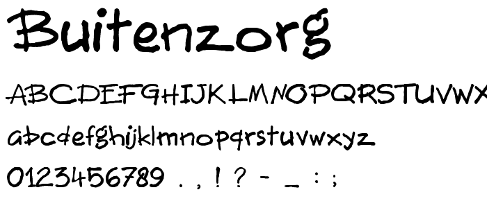 Buitenzorg font