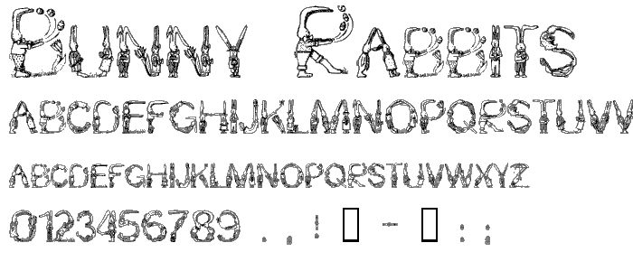 Bunny Rabbits font