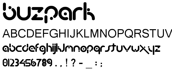 buzpark font