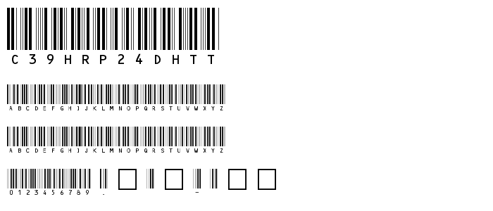 C39HrP24DhTt font