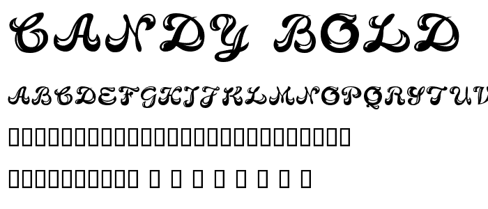 Candy Bold font