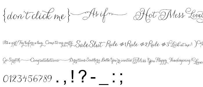 CarolynaWords font