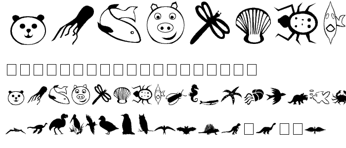 Carr Animal Dingbats font