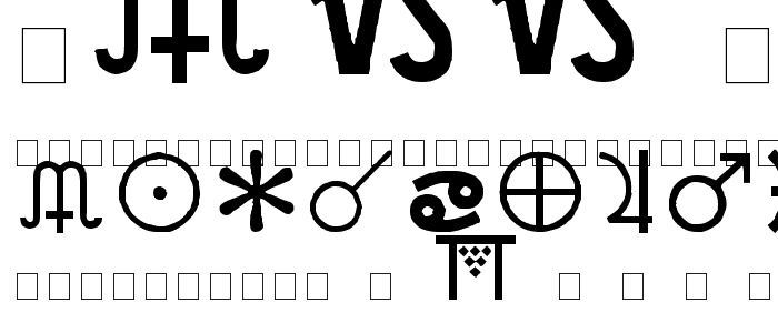 Carr AstroDings font